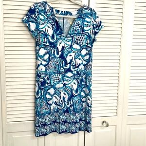 Lilly Pulitzer Elephant Print Dress size small